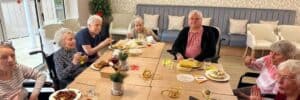 Lunch time at nursing home