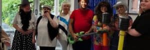 Party organized at nursing home