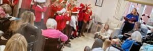 christmas celebration at Olea Care